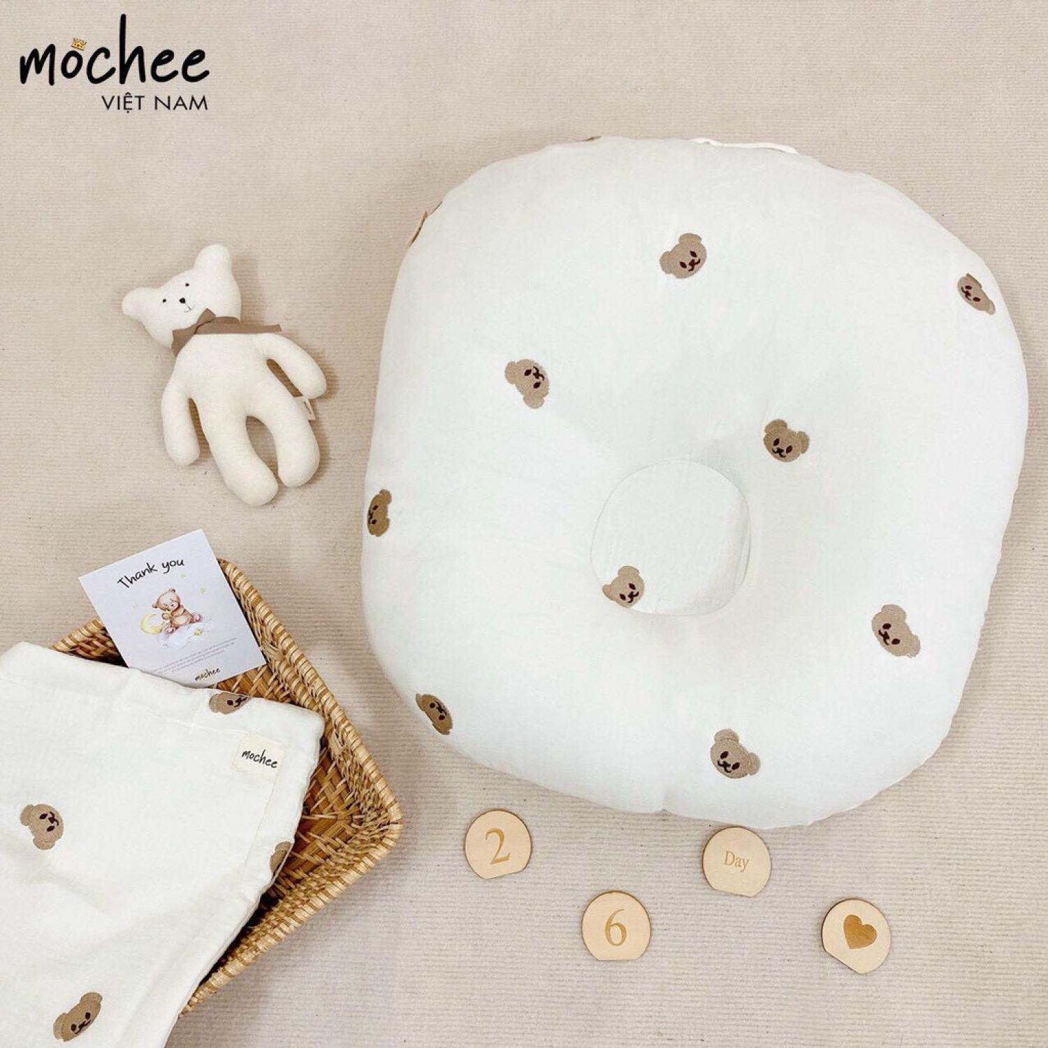 Gối Chống Trào Ngược Mochee Cho Bé