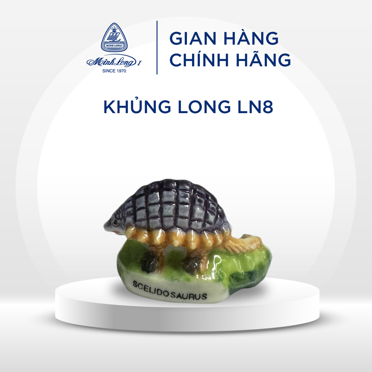 [GIÁ ƯU ĐÃI] Tượng Sứ Minh Long - Khủng Long - Lưu Niệm