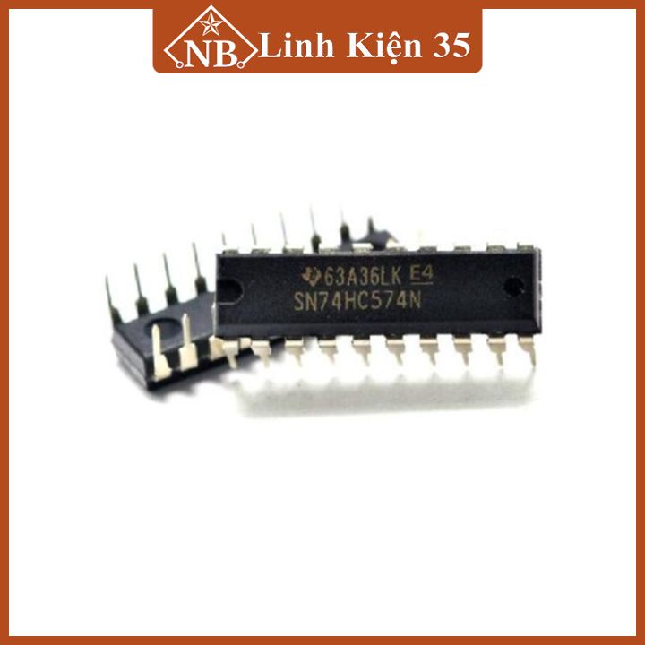 Ic chức năng 74HC574 DIP20/SOP20 Octal D-type F/F Edge-Trigg. Tri-State