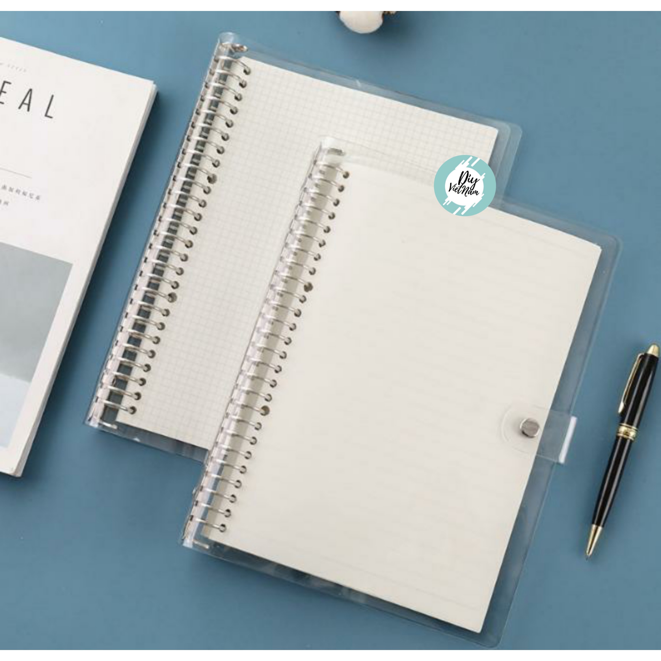[HCM][KÈM GIẤY]PLANNER TRONG SUỐT B5 9/26 LỖ