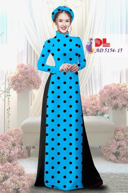 [HCM]Vải áo dài chấm bi