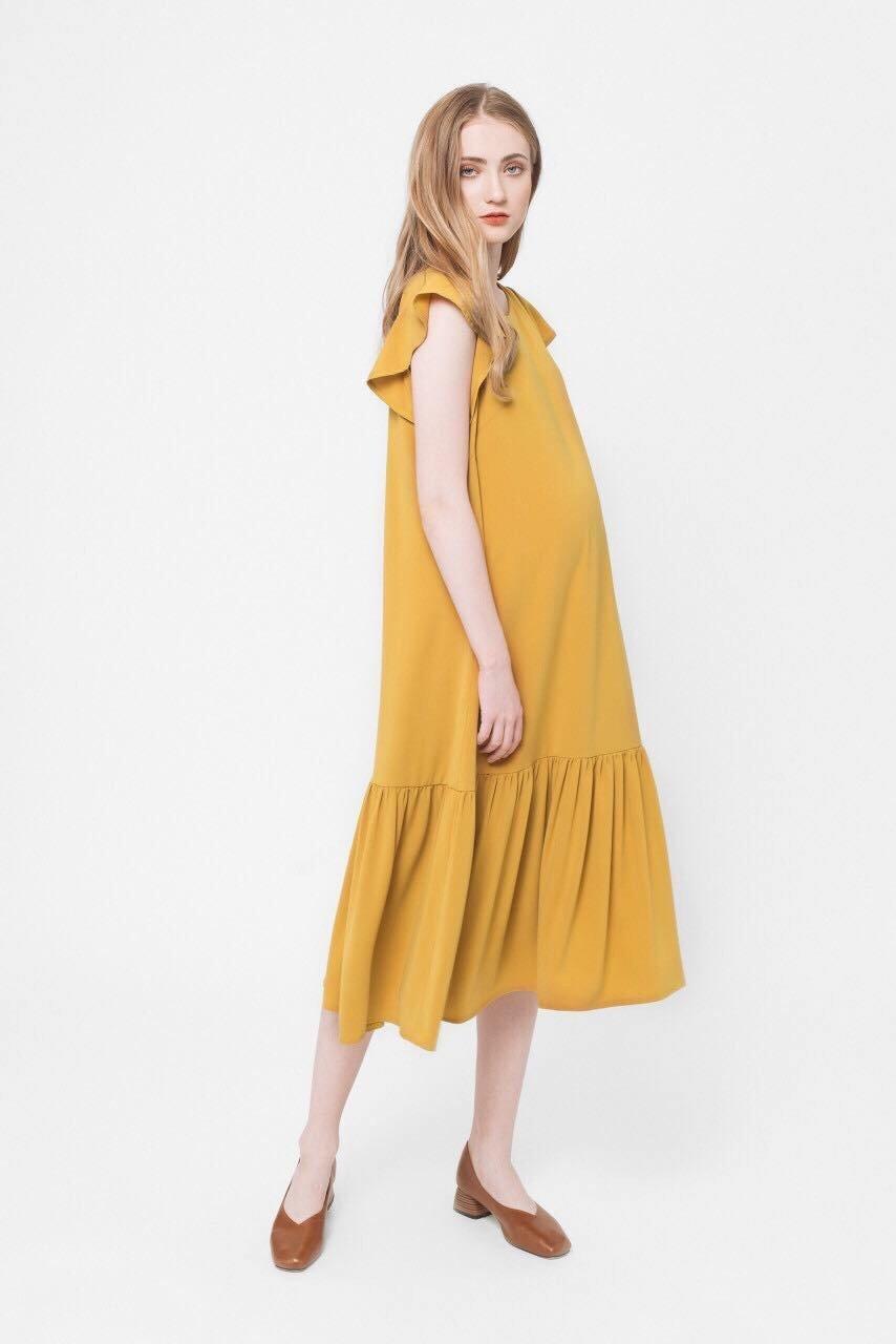ĐẦM MAXI BẦU ĐUÔI CÁ