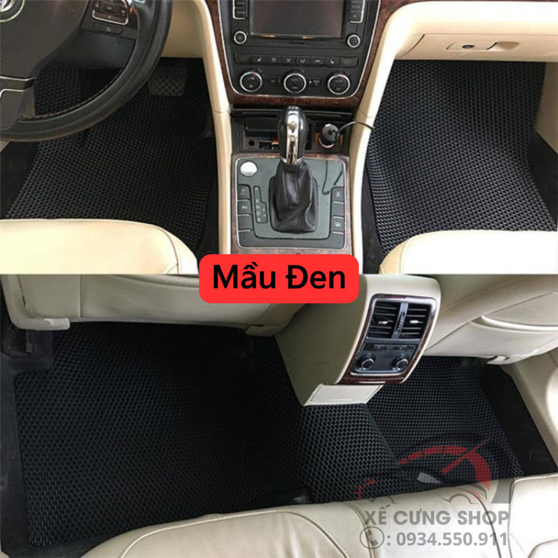 Thảm Lót Sàn Ô Tô Bằng Cao Su - Tấm 60 x 150cm - Lót xe 2 chỗ và xe tải Thảm Lót Cốp Ô Tô, Lót Khoang Hành Lý, Lót Sàn Xe -Không Mùi