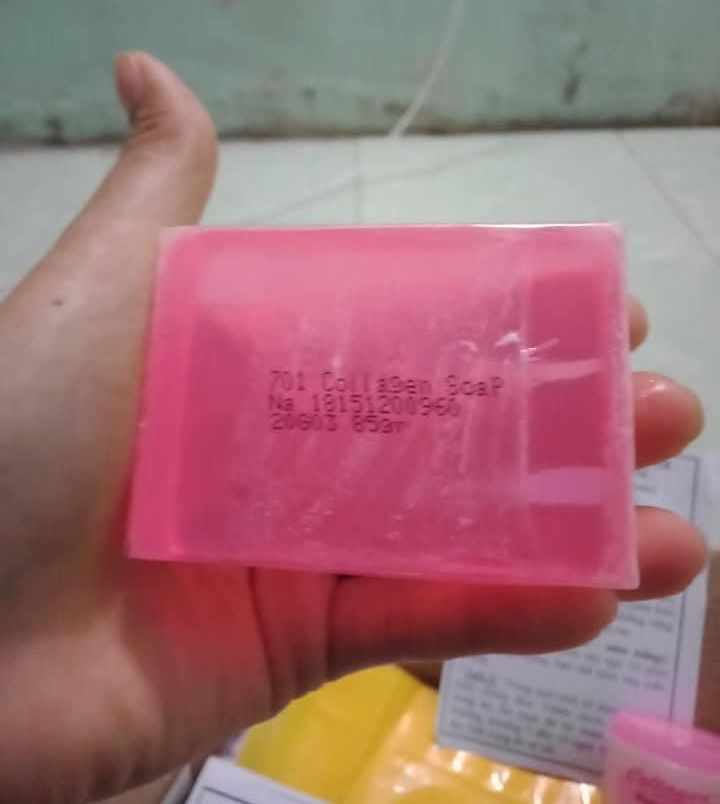 SOAP rửa mặt  COLLAGEN VIT E sáng da sạch da