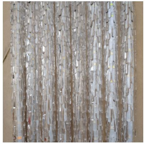 Đèn LED sao băng 8 ống trang trí treo cây