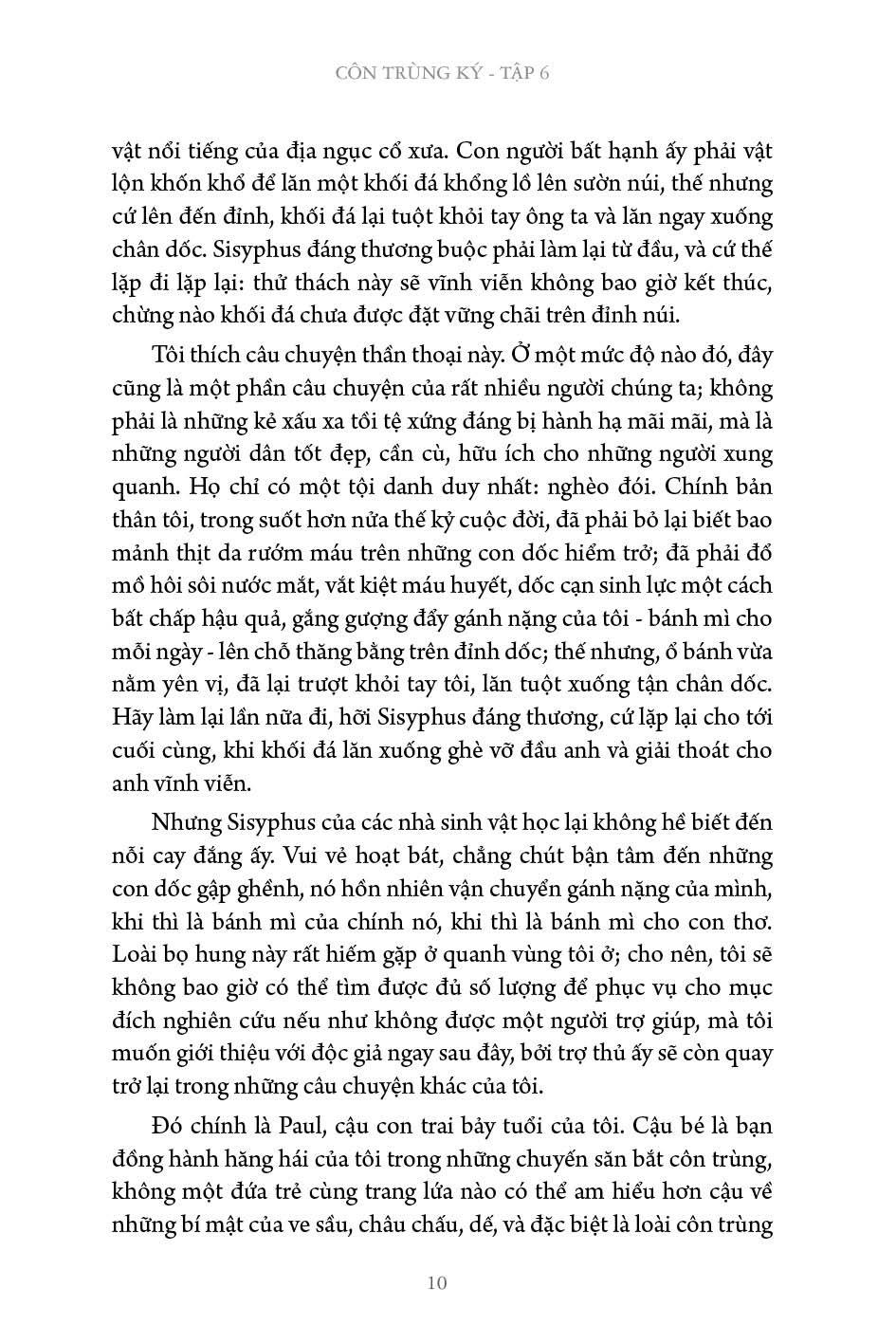 Côn Trùng Ký (Ấn Bản Đầy Đủ Nhất) - Tập 6