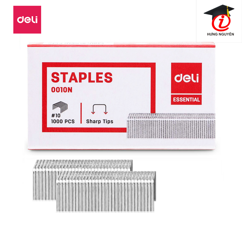 Ghim dập số 10 (15 tờ)  0010N (Deli)