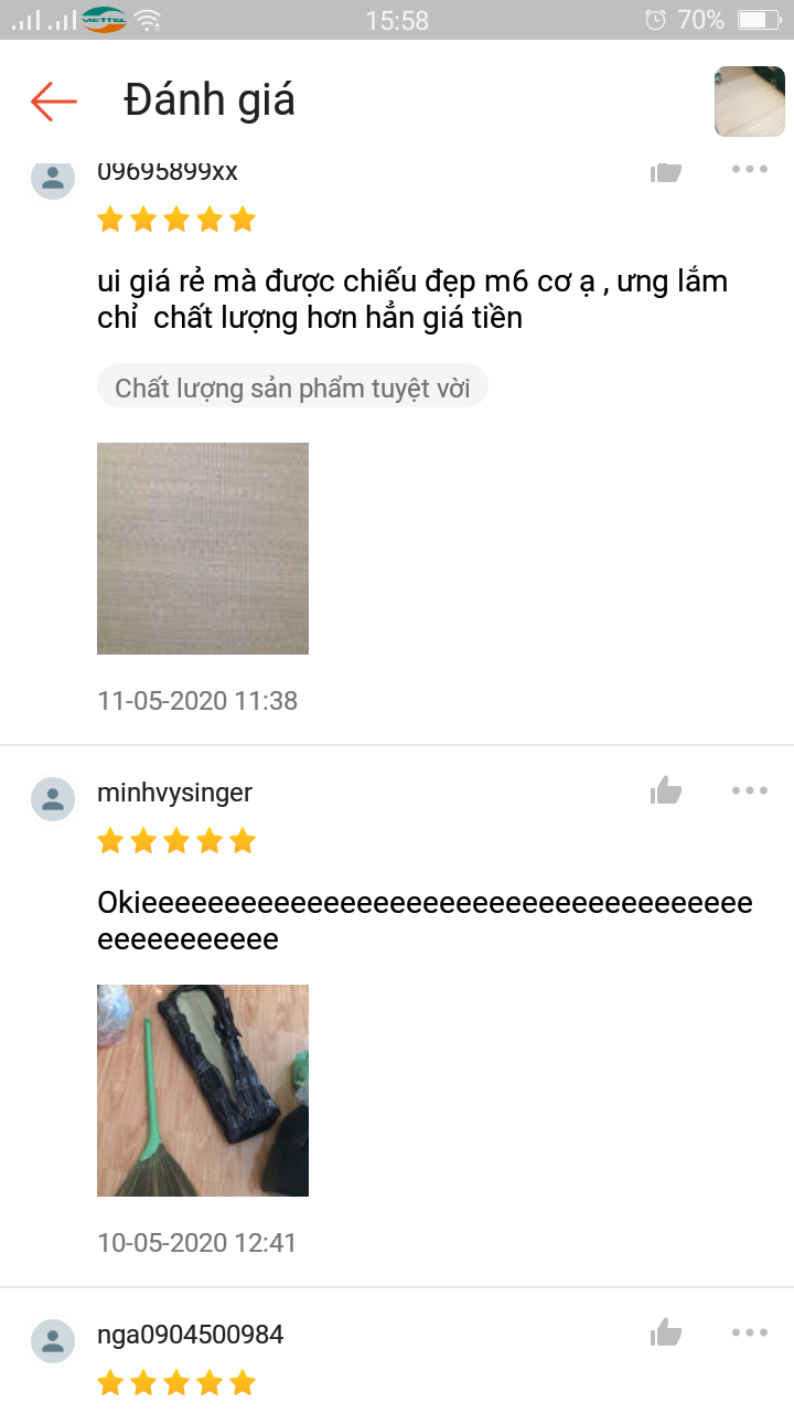 Chiếu cói trắng giá rẻ1m6x2m