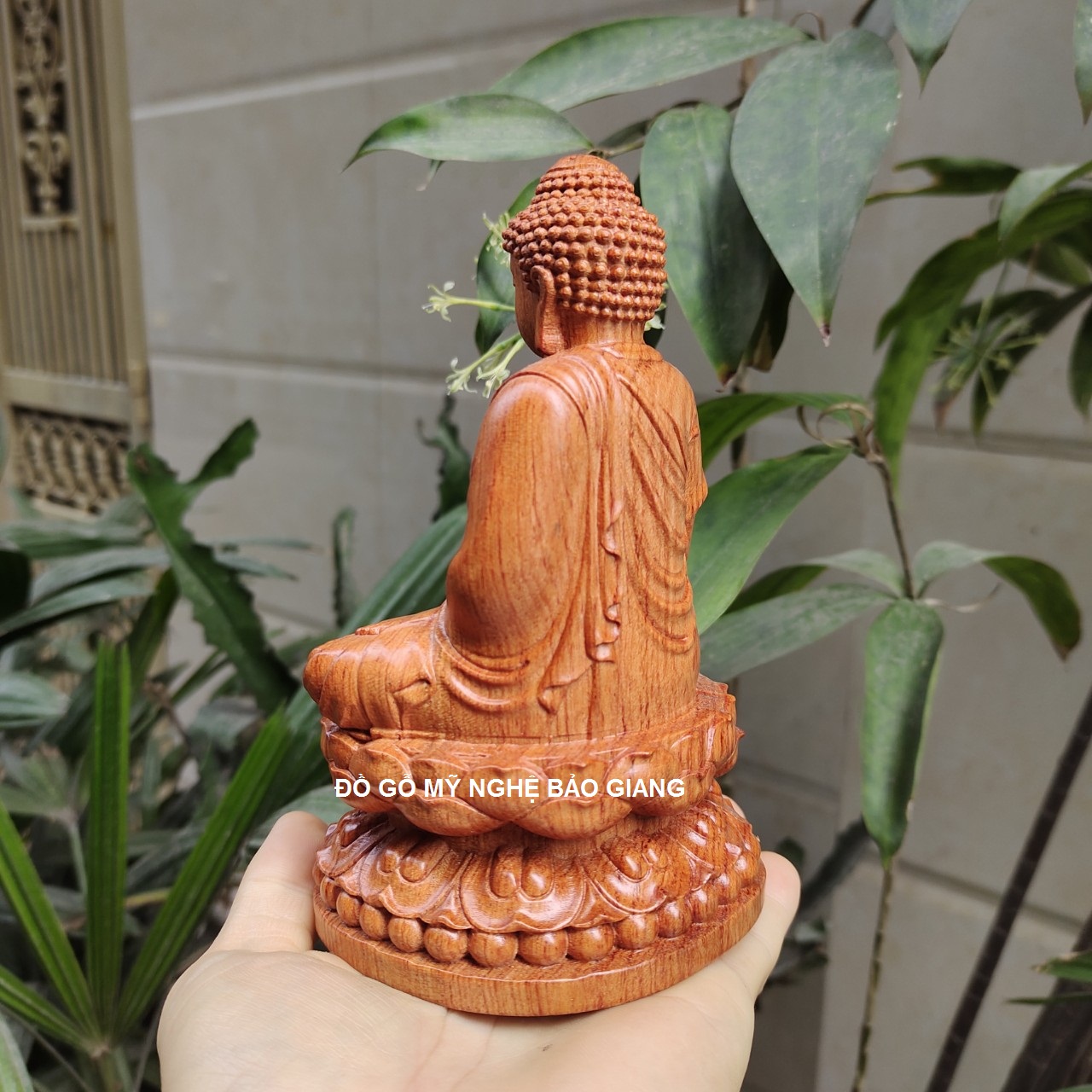 Tượng phật a di đà gỗ hương