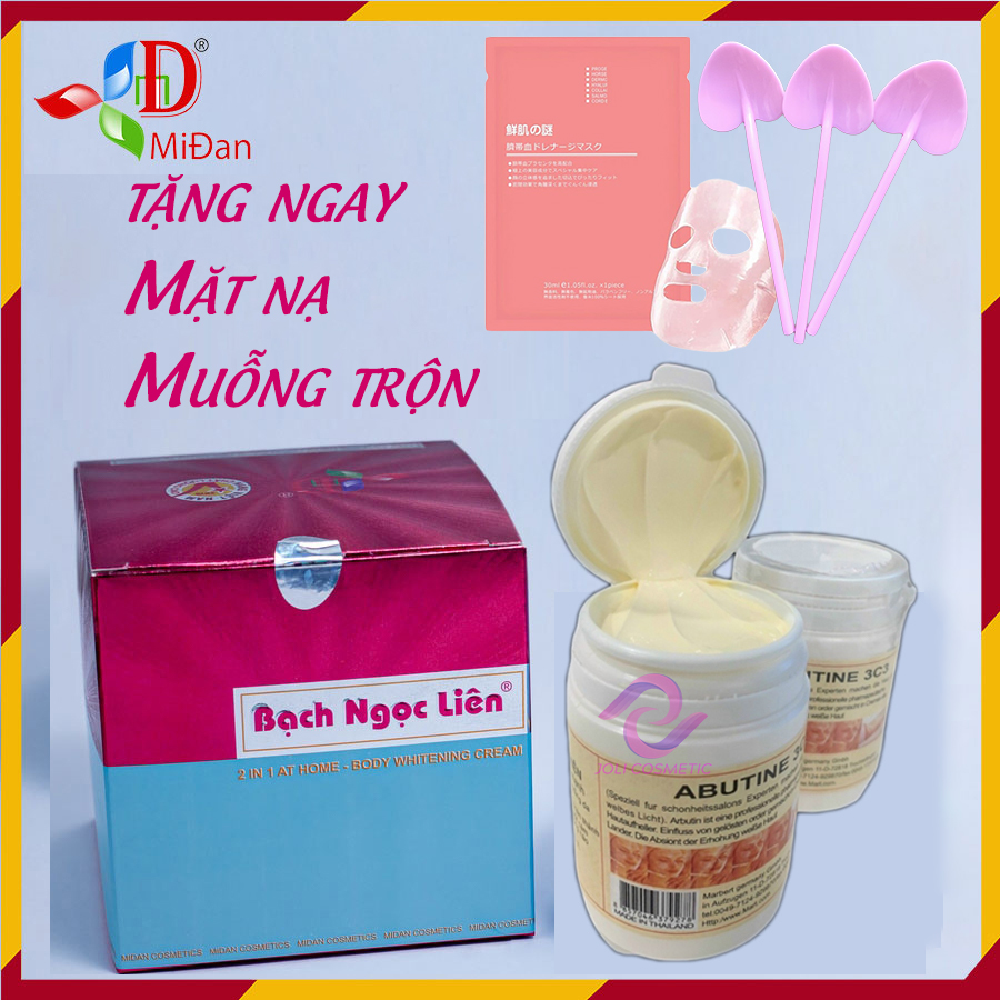 Kem Body  Bạch Ngọc Liên dưỡng trắng da toàn thân – Body Whitening 2 in 1 (90g) – MiĐan