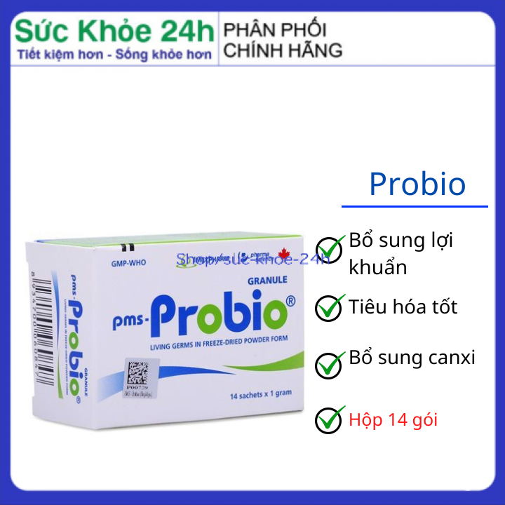 Men tiêu hóa Probio IMP tăng cường hệ vi sinh đường ruột , giảm đau bụng đầy hơi hộp 14 gói