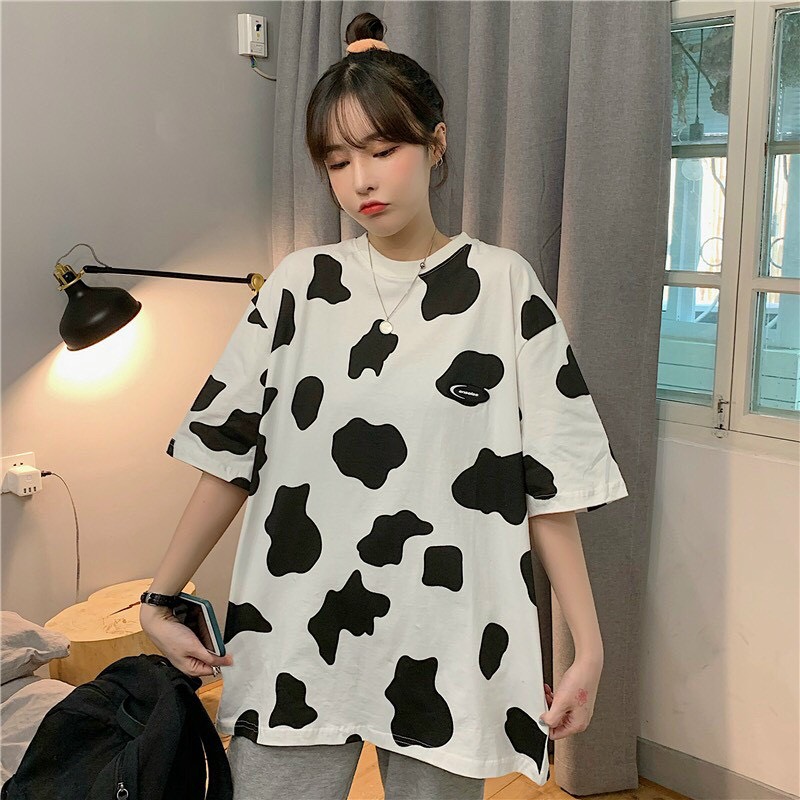 Áo form rộng bò sữa cá tính TTSLA0468