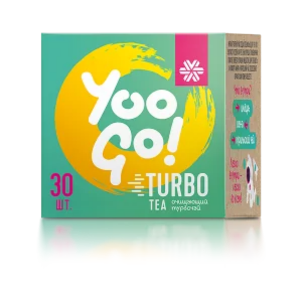 Trà YOO GO Turbo tea - Siberian 1 hộp 30 gói Date T1 2023