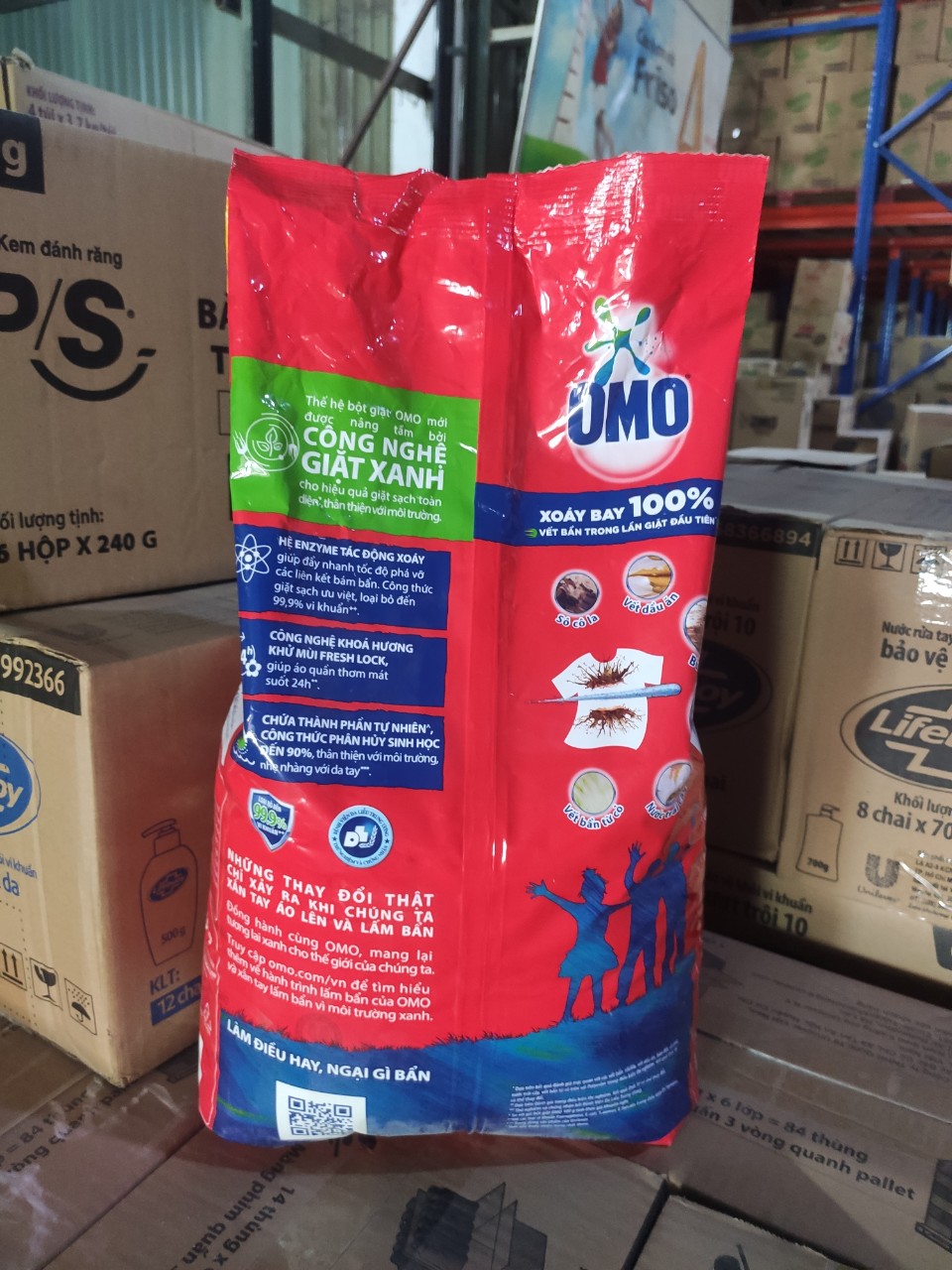 [HCM]OMO Bột giặt Đỏ 6kg Hệ bọt thông minh