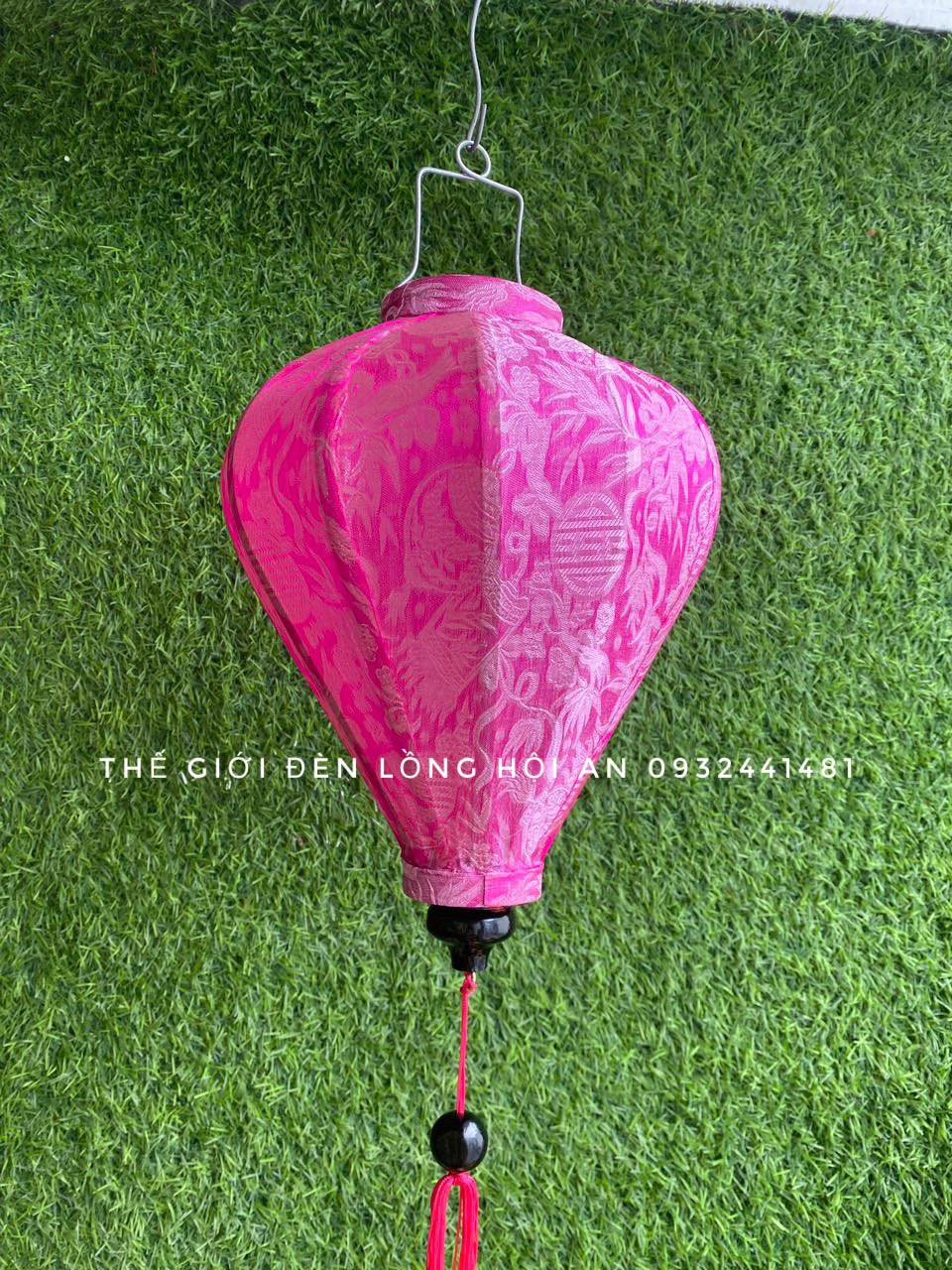 Đèn lồng Hội An vải lụa 30cm