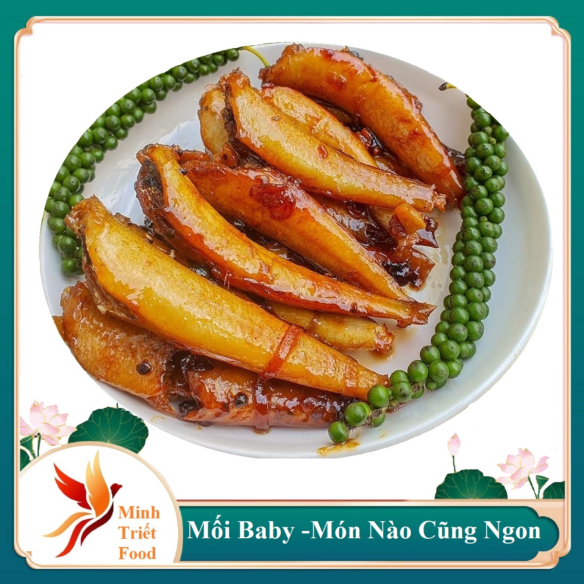 Khô Cá Mối NHÍ Nguyên Con làm sạch tự nhiên