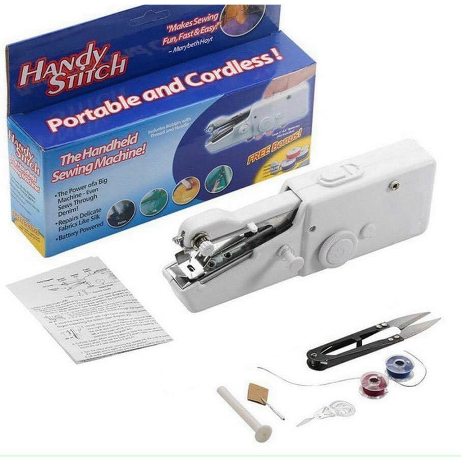 Máy may mini cầm tay - Máy khâu mini cầm tay nhỏ gọn, tiện dụng