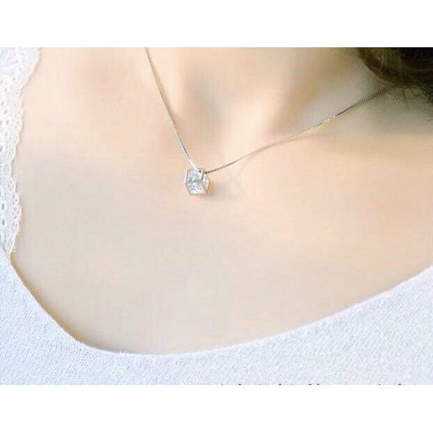 Dây Chuyền Mặt Lập Phương Cá Tính MS843