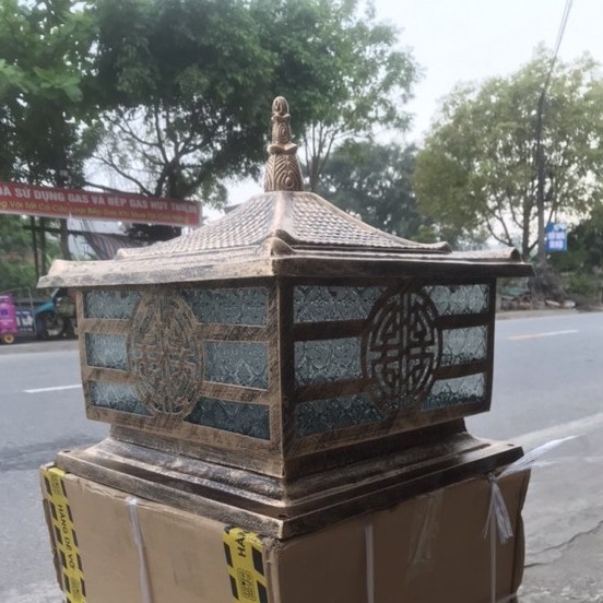 [HCM]Đèn Trụ Cổng Nhôm Đúc Giá Rẻ D400