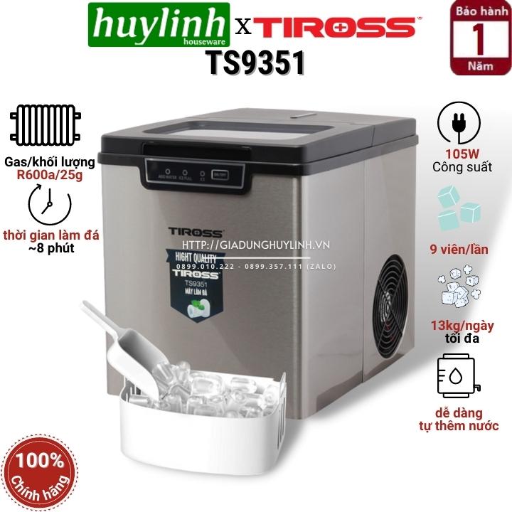 Máy làm đá viên Tiross TS9351 - Công suất 13kg/ngày