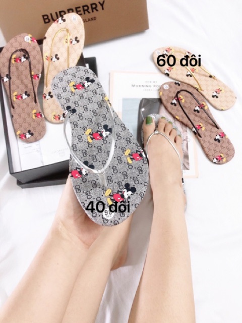 [HCM]Dép kẹp quai mảnh hình chuột (fom nhỏ)