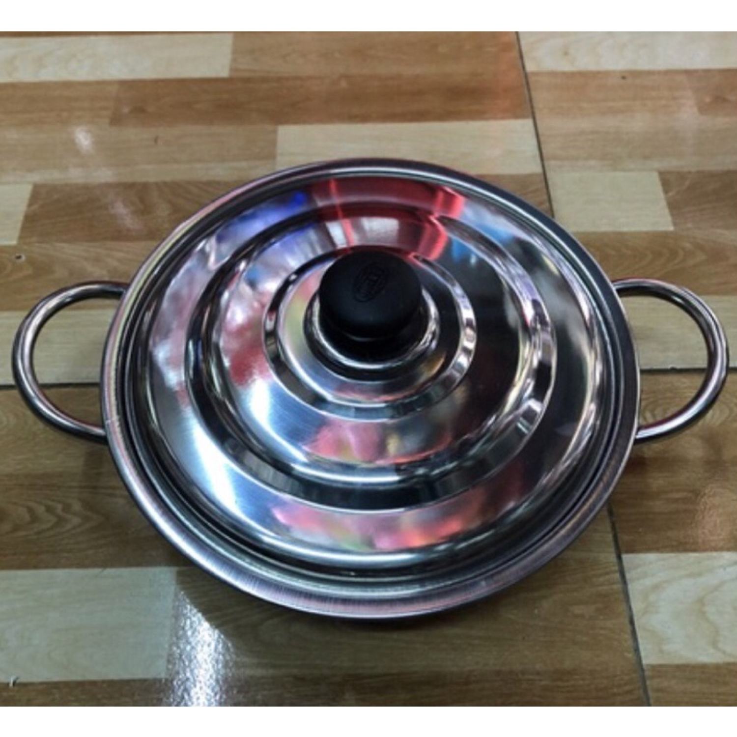 Nồi nấu lẩu 22 24 26cm inox dày 304 nồi nấu súp