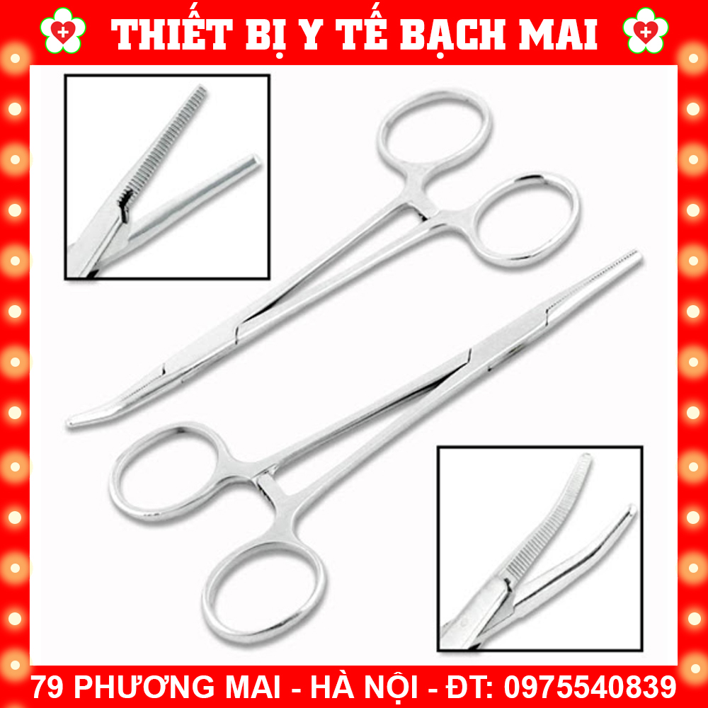 Pank Y Tế Các Size 12,14,16,18Cm - Cong, Thẳng - Có Mấu, Không Mấu
