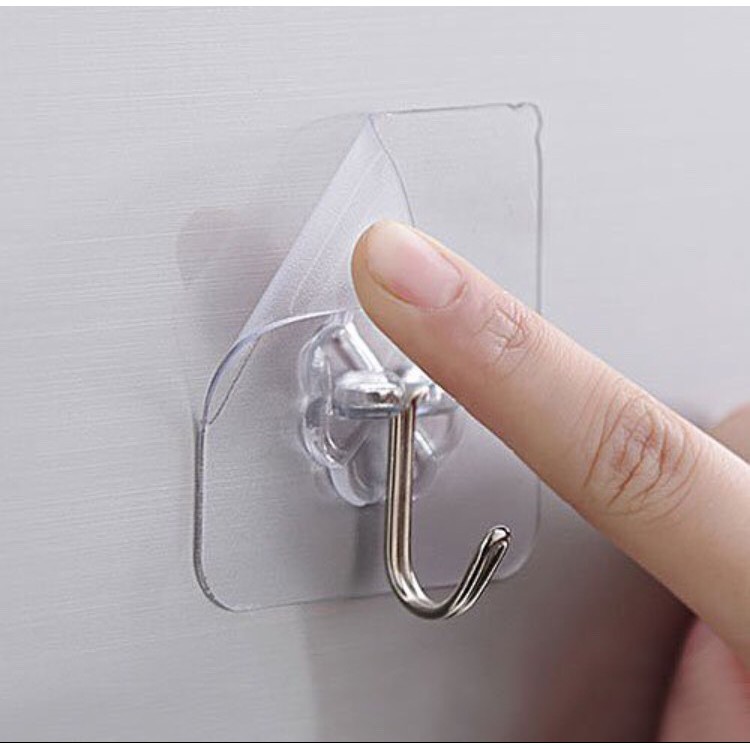 Set 10 Móc Dán Tường trong suốt thần thánh siêu dính