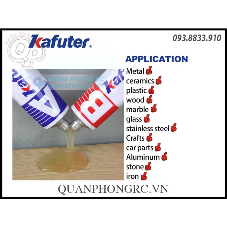 Keo Dán 2 Thành Phần Kafuter AB Glue 17g