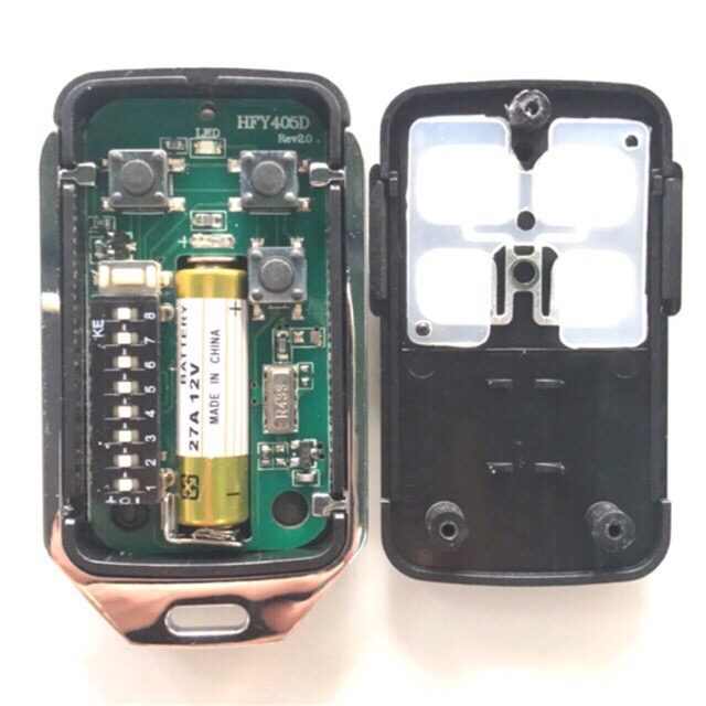 [HCM]Remote điều khiển cửa cuốn 8 mã gạt sóng 433 bấm xa khỏe