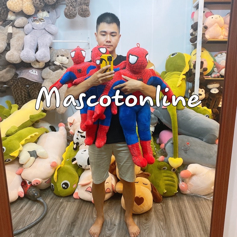 GẤU BÔNG NGƯỜI NHỆN ĐỦ SIZE -THÚ BÔNG NGƯỜI NHỆN