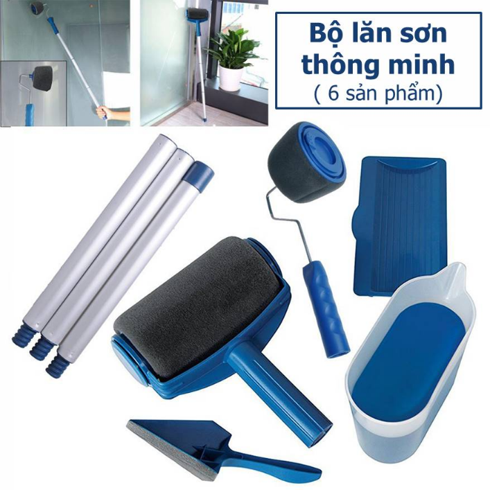 Bộ lăn sơn thông minh công nghệ mới 206772 (Bộ 6 sản phẩm)