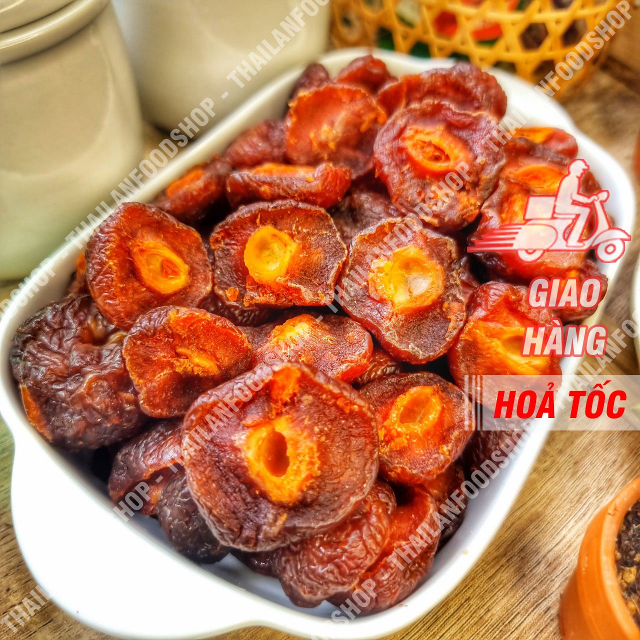 Ô Mai (Xí Muội) Đào Chẻ (Mứt Anh Đào) Lon 500gr