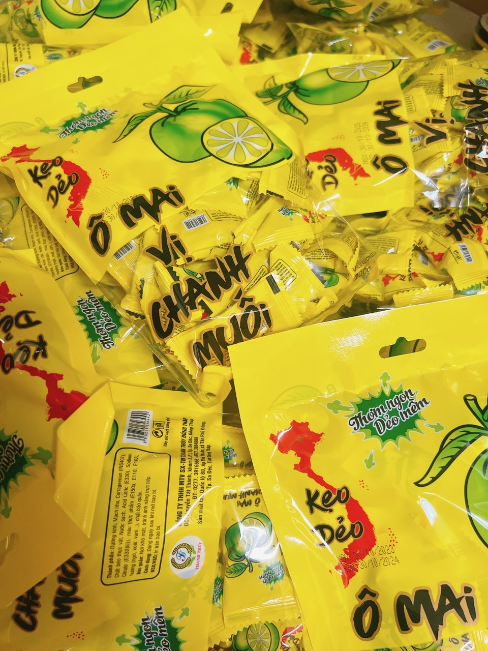Kẹo ô mai chanh muối 200g/gói