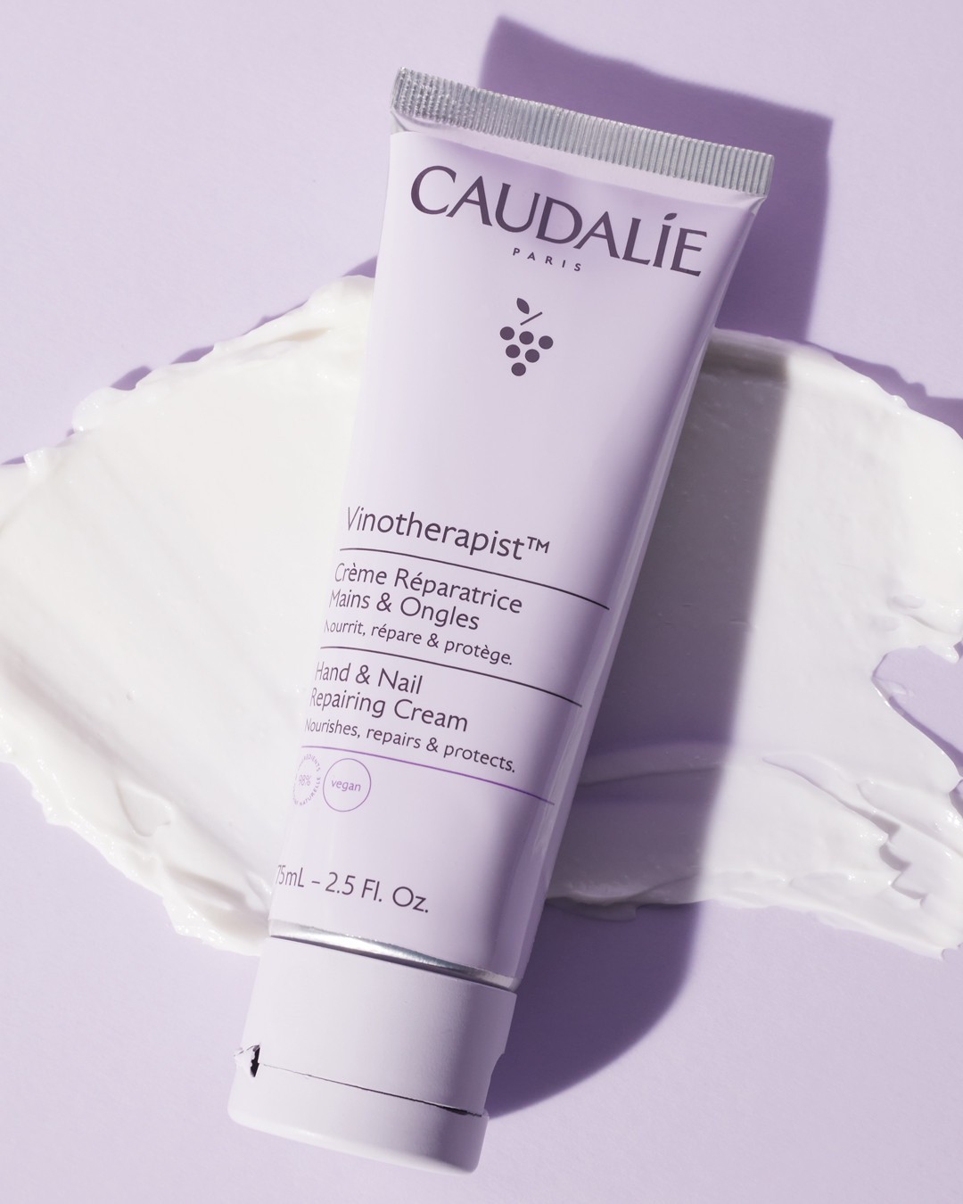 (Chuẩn Pháp-mẫu mới-75ml) Kem dưỡng da tay và móng Caudalie Vinotherapise