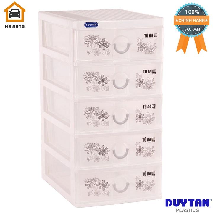 Tủ nhựa duy tân a4 - 5 ngăn nắp bằng no.343/5