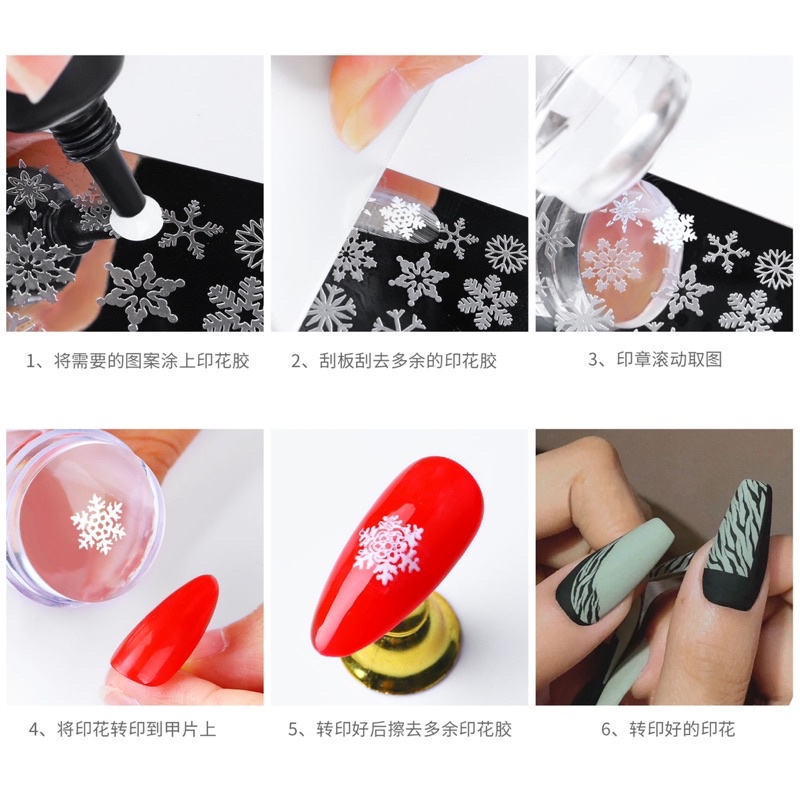 Con dấu silicon in móng tay