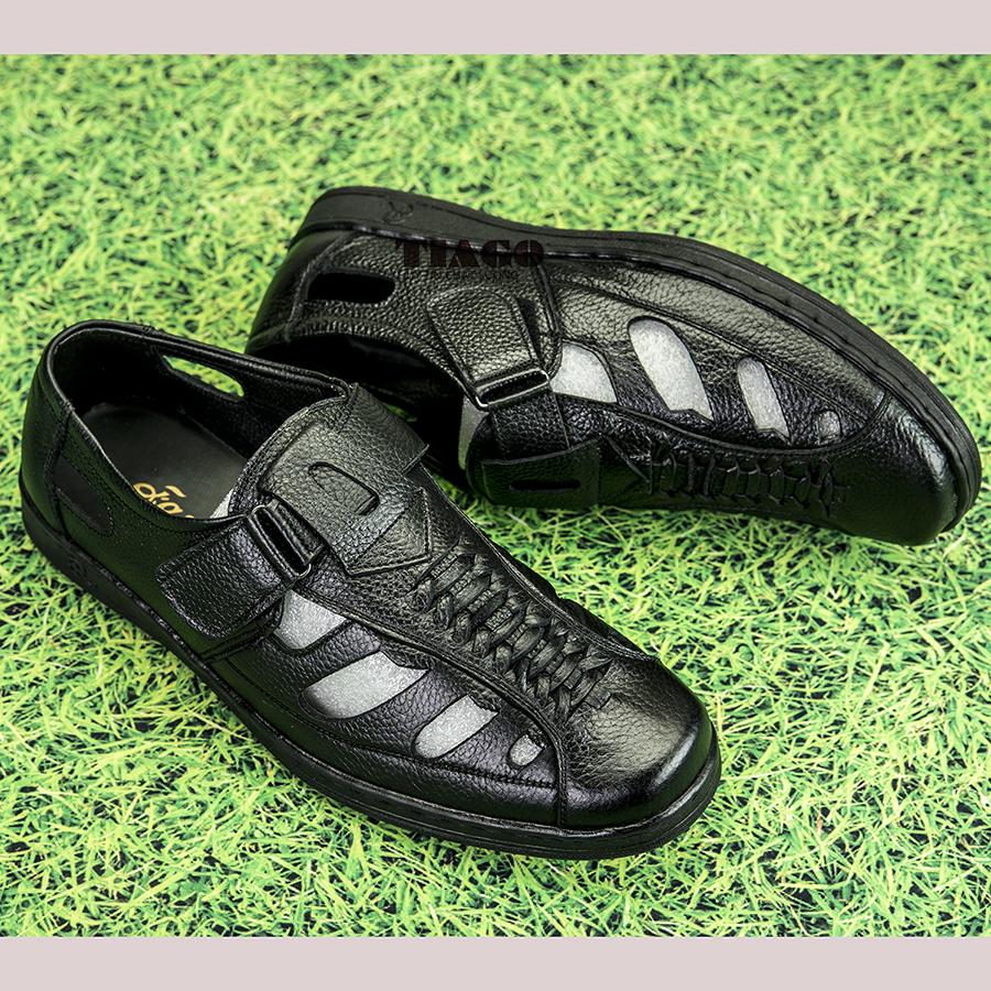 giày hè giày rọ sandal nam da bò thoáng mát