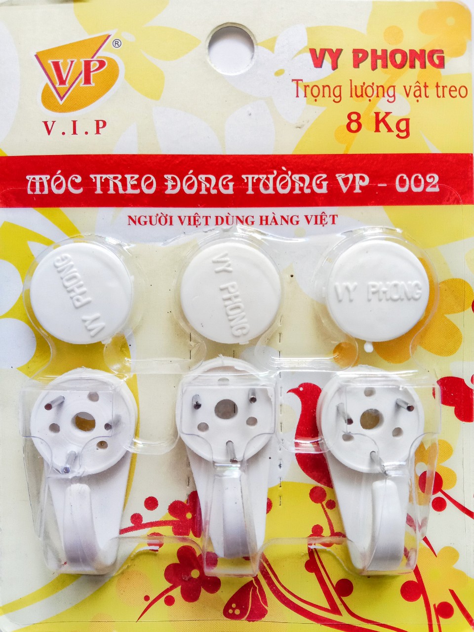 Móc Treo Đóng Tường Đa Dụng Vy Phong
