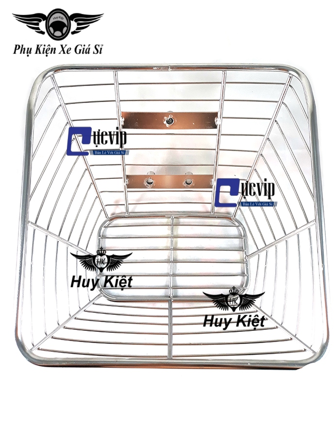 [HCM][Giá Siêu Rẻ] Rổ Inox Gắn Xe Wave Wave RS Wave A Wave 2017 MS1408