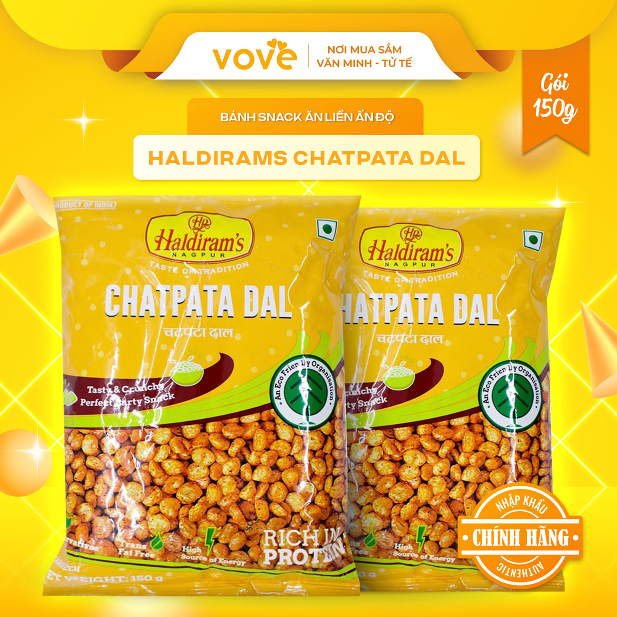 Haldirams Chatpata Dal Snack 200Gr Pack [Vovedacsan]