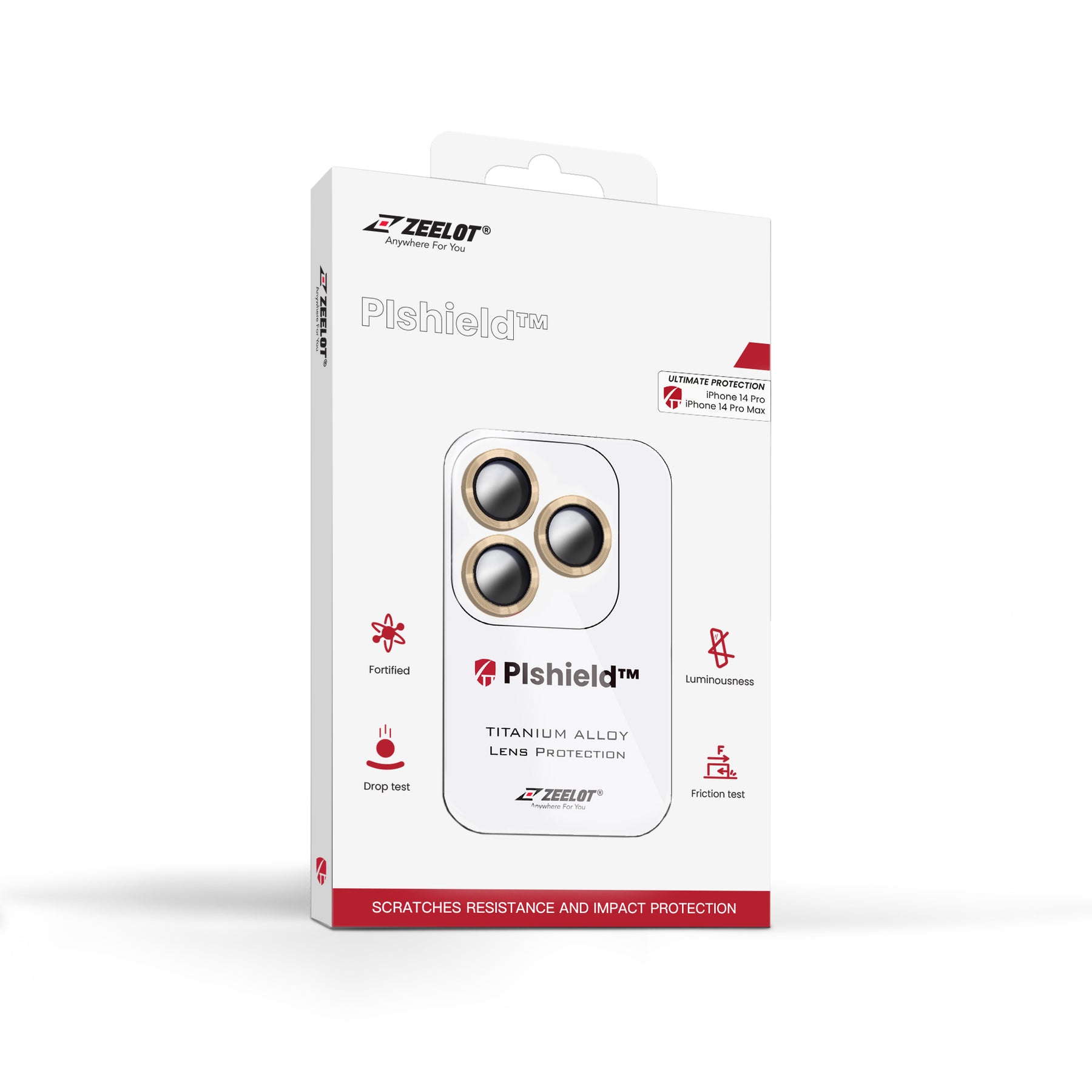 Kính Cường Lực Camera Lens Zeelot Titanium Plshield iPhone 14 Pro / 14 Promax