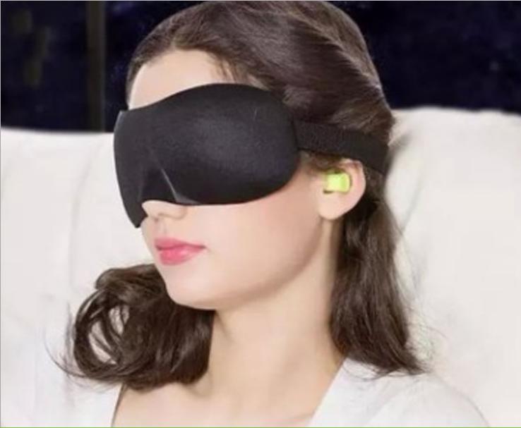 Miếng Che Mắt Ngủ 3D Du Lịch - Thiết Kế Thân Thiện cho Đôi Mắt