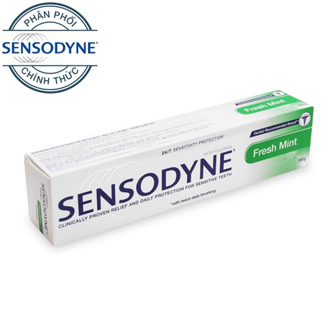 Kem Đánh Răng Sensodyne Bạc Hà Fresh Mint 100g