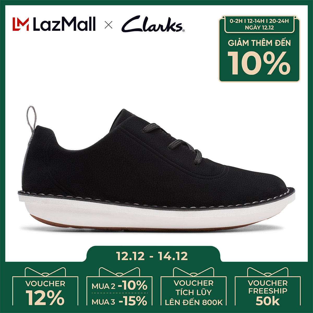 Giày Sneaker Vải Nữ Clarks - Step Welt Free