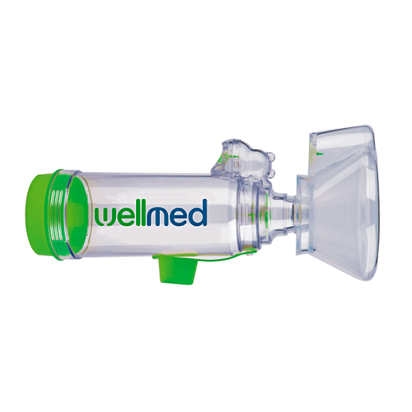 Buồng đệm xông khí dung mũi họng, dụng cụ hít mũi hen suyễn Wellmed DL-08 chính hãng buồng đệm hen suyễn
