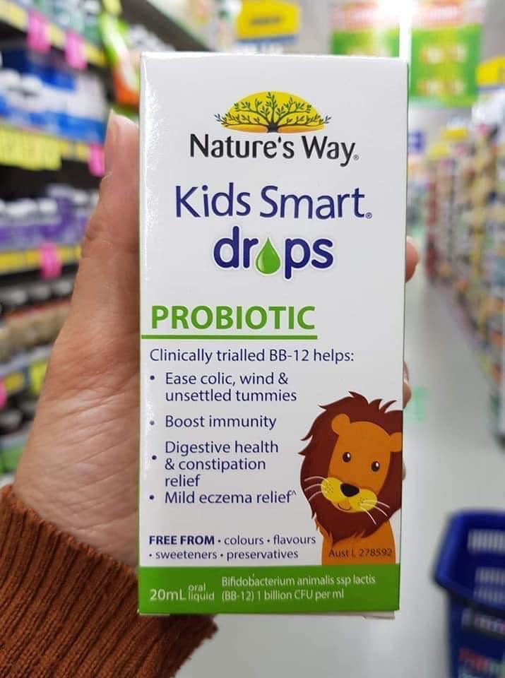 Men vi sinh Nature Way Kids Smart Drops Probiotic 20ml