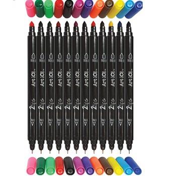Bộ 12 Cây Bút Lông 2 Đầu Two Tips Marker