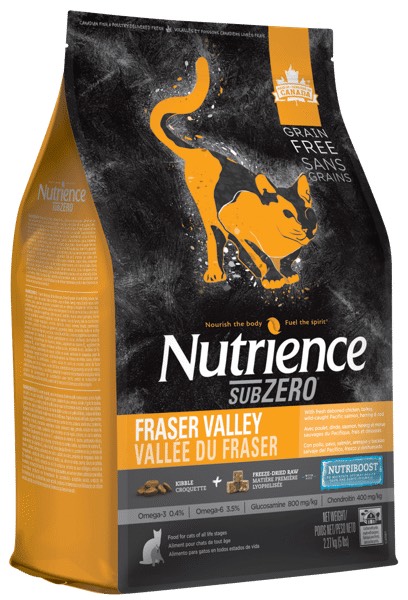 Nutrition subzero cat food (sealed bag) with chicken flavor