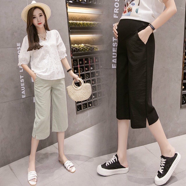 Quần bầu LỬNG đũi dáng baggy siêu xinh